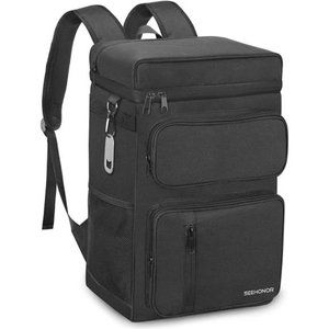 Insulated Cooler Backpack Leakproof Backpack Cooler 45 Can Large for Men Women